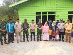 RTLH TMMD ke-126 Kodim 0106 Aceh Tengah Wujudkan Impian Kasmawati Miliki Rumah Layak Huni