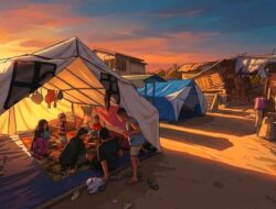 Warga Desa Uning Mas  Berharap  Huntara Dibangun di Kampung Sendiri