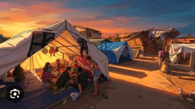 Warga Desa Uning Mas  Berharap  Huntara Dibangun di Kampung Sendiri