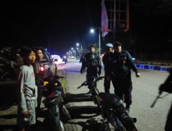 Cegah Balap Liar Jelang Ramadhan, Satlantas Polres Bener Meriah Gelar Patroli Malam. 