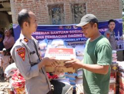Mahasiswa STIK-PTIK Lemdiklat Polri Angkatan 83/WPS Dan Polres Bener Meriah Salurkan Bantuan Sosial Kapolri Untuk Warga Terdampak Bencana
