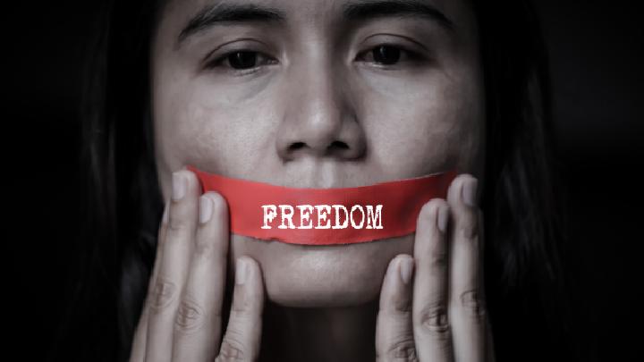 Ilustrasi pembungkaman demokrasi, Foto/dok : Net