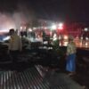 Tiga Kios Kaki Lima di Desa Pante Raya Ludes Terbakar Saat Waktu Berbuka Puasa