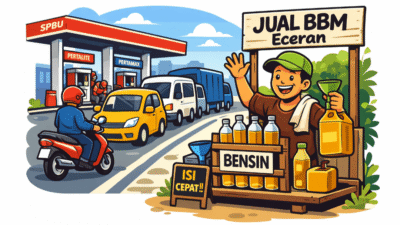 Ilustrasi Antrean panjang kendaraan masyarakat saat mengisi BBM di salah satu SPBU di Kabupaten Bener Meriah, sementara di sejumlah titik penjualan BBM eceran justru terlihat melimpah dengan harga lebih tinggi dari ketentuan, foto/dok - Suarajurnalisnews.com 