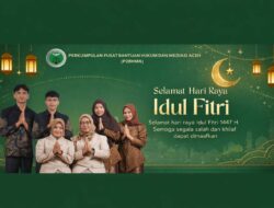Seluruh Staf Pusat Perkumpulan Bantuan Hukum dan Mediasi Aceh Ucapkan Selamat Hari Raya Idul Fitri 1447 H / 2026 M