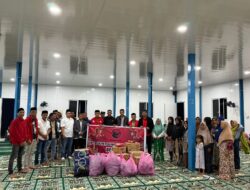 Bukti Kepedulian DPC PDI Perjuangan Bener Meriah Kembali Hadir di Huntara Tunyang