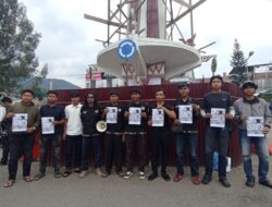 HIMA-ATE Gelar Aksi Damai di Simpang Lima Takengon