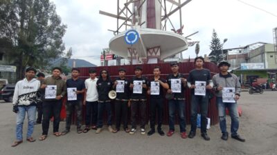 HIMA-ATE Gelar Aksi Damai di Simpang Lima Takengon