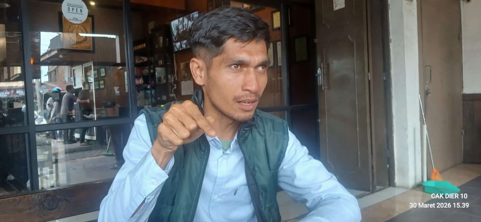 Foto/dok, ist. Aktivis Dataran Tinggi Gayo, Haidir Putra atau yang kerab di sapa Cak Dir.