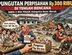 Pungutan Perpisahan Rp.300 Ribu di Tengah Bencana, SMPN 2 Wih Pesam Bener Meriah Disorot