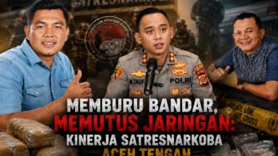 Memburu Bandar, Memutus Jaringan: Kinerja Satresnarkoba Aceh Tengah Dibanjiri Apresiasi
