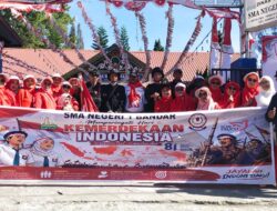 SMA Negeri 1 Bandar Meriahkan Pawai dengan Keragaman Budaya dan Kreasi Siswa