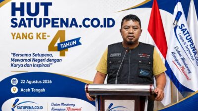 HUT ke-4 Satupena.co.id: Empat Tahun Berkarya, Menjaga Kepercayaan dan Mewarnai Negeri