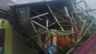 Angin Kencang Terjang Bener Meriah, 23 Rumah Warga Dilaporkan Rusak