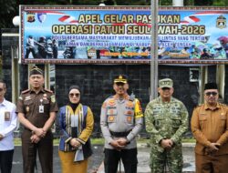 Dandim 0106/Aceh Tengah Hadiri Apel Gelar Pasukan Operasi Patuh Seulawah 2026