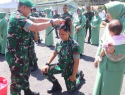 58 Prajurit Kodim 0106 Aceh Tengah Naik Pangkat, Momen Bahagia Penuh Kebanggaan